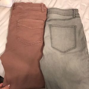 Rose and Gray straight leg jeans